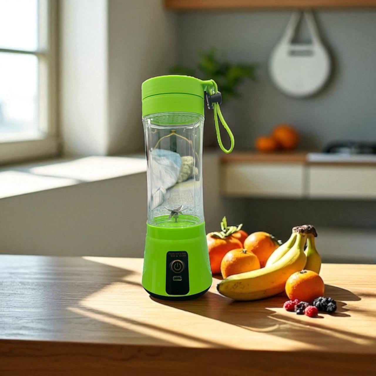 Portable USB Rechargeable Juicer Blender – 6 Blades Smoothie Maker