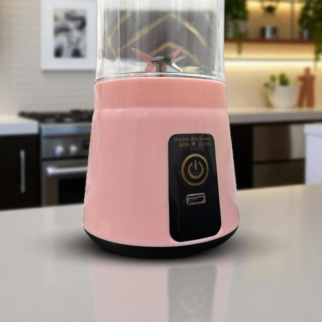 Portable USB Rechargeable Juicer Blender – 6 Blades Smoothie Maker